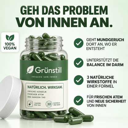 Grünstill – Endlich kein Mundgeruch mehr